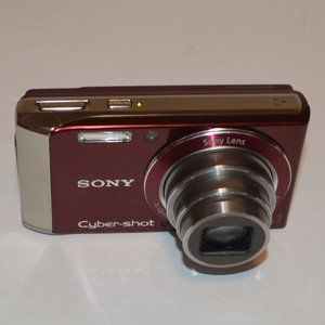 Sony DSC-W370 14MP Digital Camera Burgundy